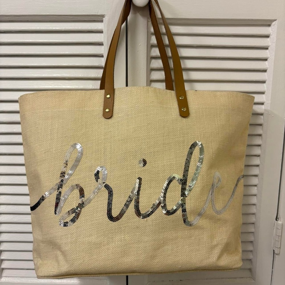 Mud Pie “Bride” Tote Bag